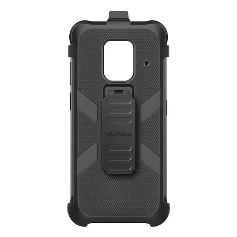 Funda per cellulare Ulefone Armor Cover Case Nero con Clip cintura per Armor 14 - immagine 1