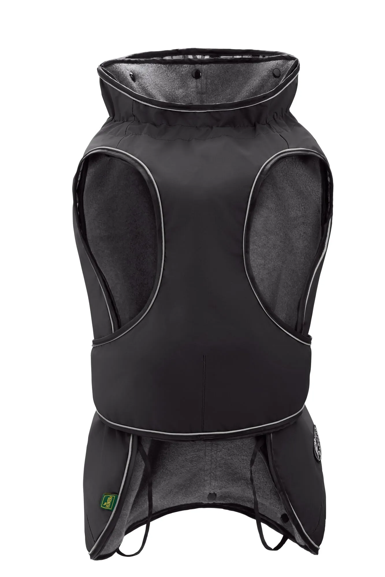 HUNTER Uppsala - Cappotto per cani, 47,5 cm, colore: Nero - immagine 3