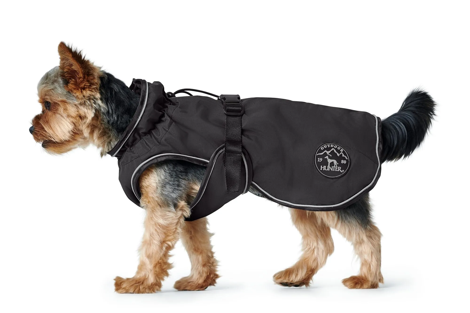 HUNTER Uppsala - Cappotto per cani, 47,5 cm, colore: Nero - immagine 9