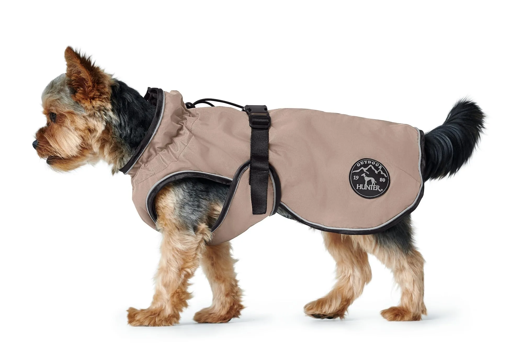 HUNTER Uppsala - Cappotto per cani, 47,5 cm, colore: Grigio talpa - immagine 9