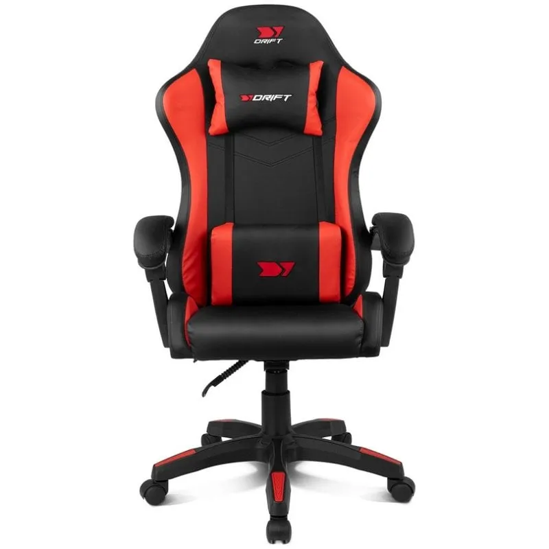 Sedia Drift DR35 Gaming Nera Rossa Reclinabile Cuscini Ergonomici - immagine 1