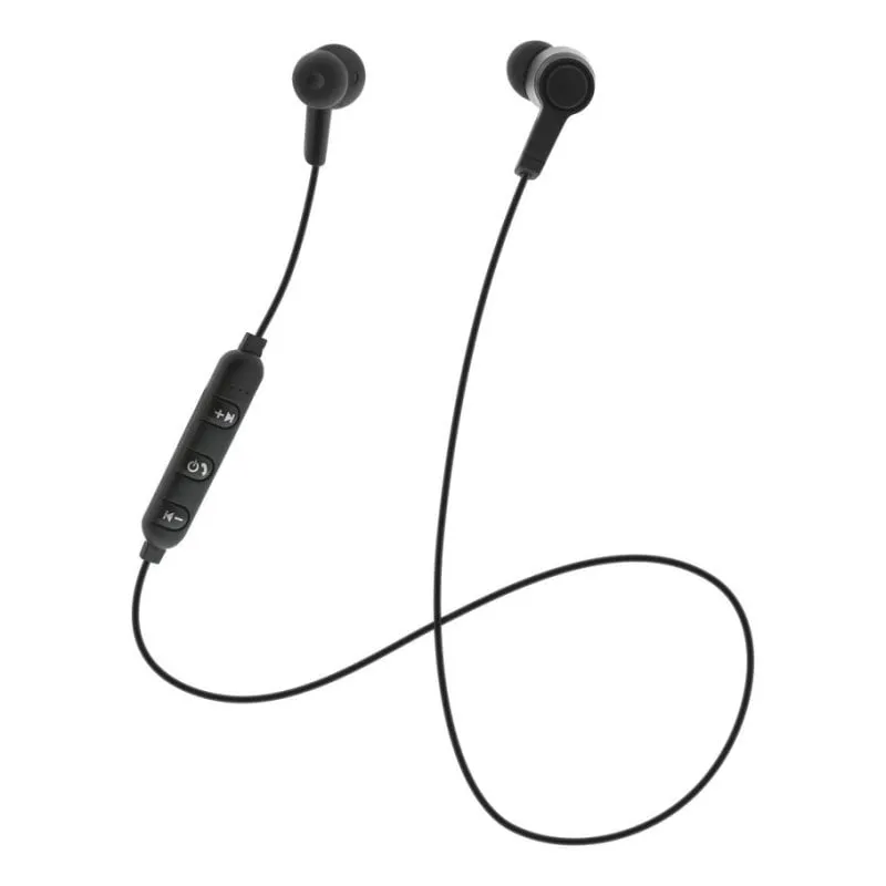 Auricolari Streetz HL-BT301 wireless Bluetooth per chiamate e musica colore nero - immagine 1