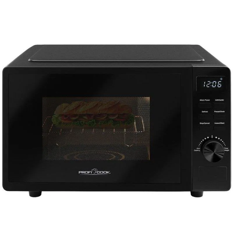 Microonde ProfiCook MWG 1278 20L 1150W Grill Timer Base Vetroceramica - immagine 1