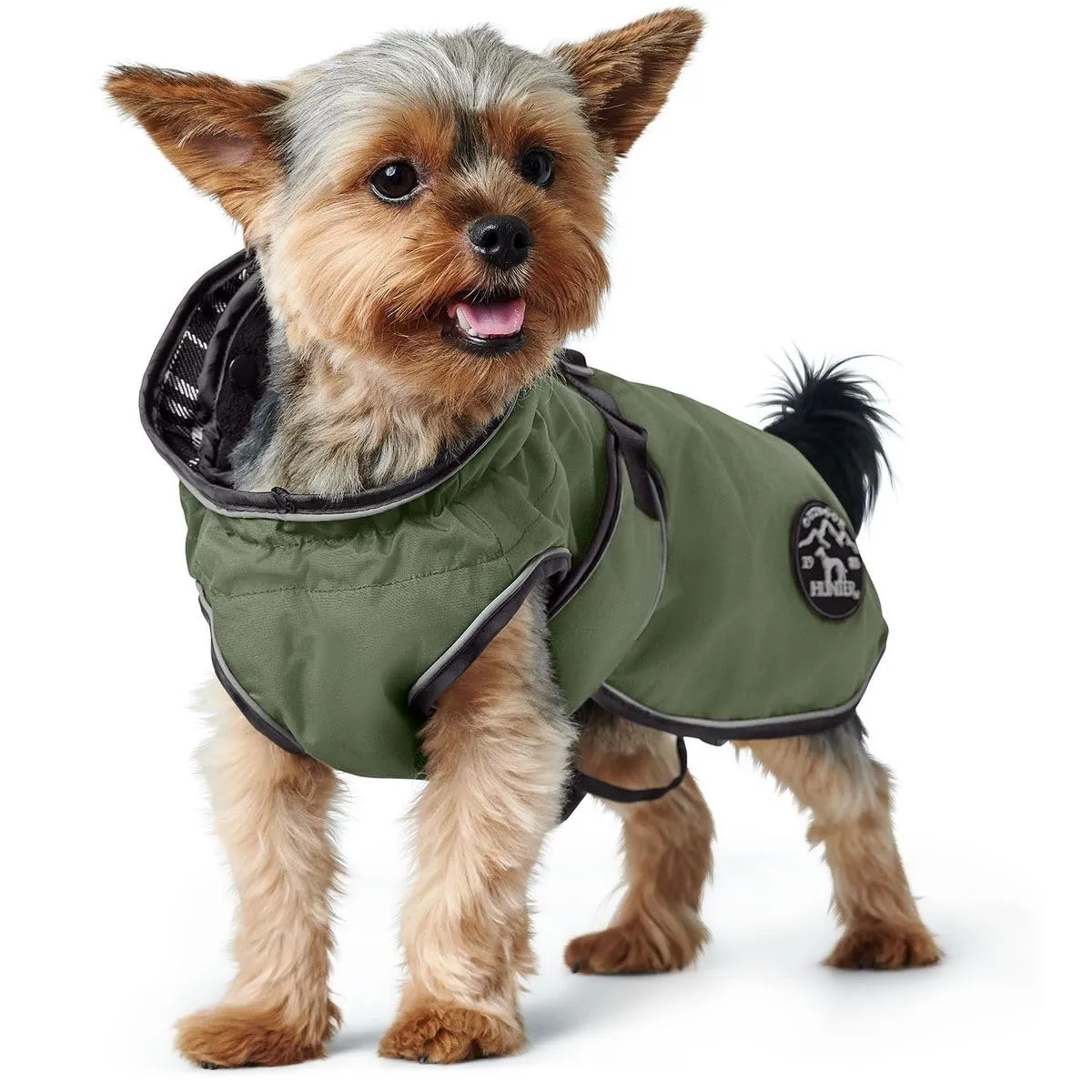 HUNTER Uppsala - Cappotto per cani, 27,5 cm, colore: Cachi - immagine 4