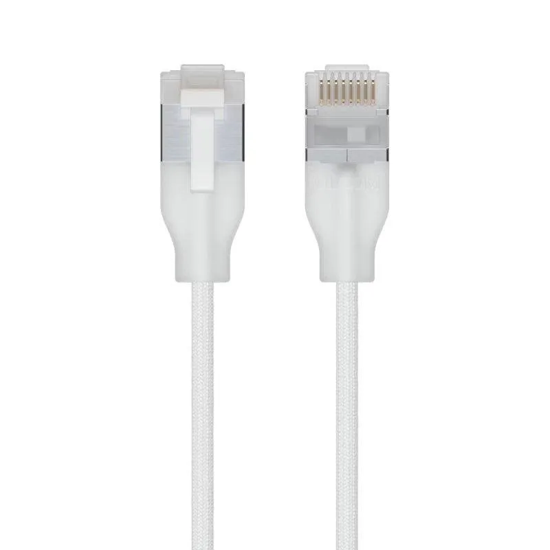 Cavo di rete Ubiquiti UniFi Premium Patch RJ-45 0.15m Cat 6A trecciato bianco ultrafine - immagine 1