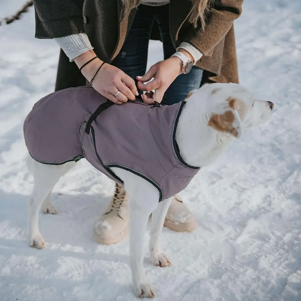 HUNTER Uppsala - Cappotto per cani, 60 cm, colore: Rosa scuro - immagine 7