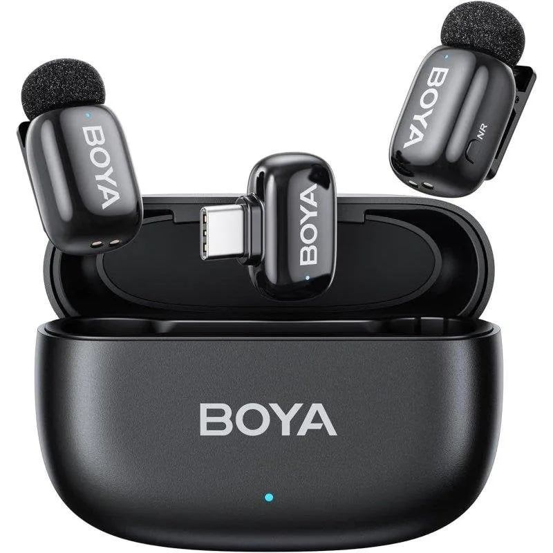 Microfono BOYA Mini 2 USB-C cardioide con controllo app e cancellazione rumore - immagine 1