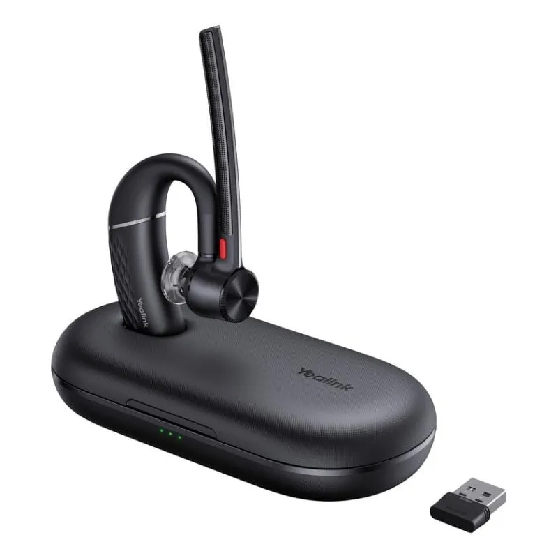 Auricolari Yealink BH71 Pro wireless Bluetooth per ufficio con Cancellazione Rumore Nero - immagine 1