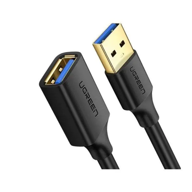 Cavo di Estensione USB Ugreen US129 2m USB 3.0 Nero Alta Velocità - immagine 1