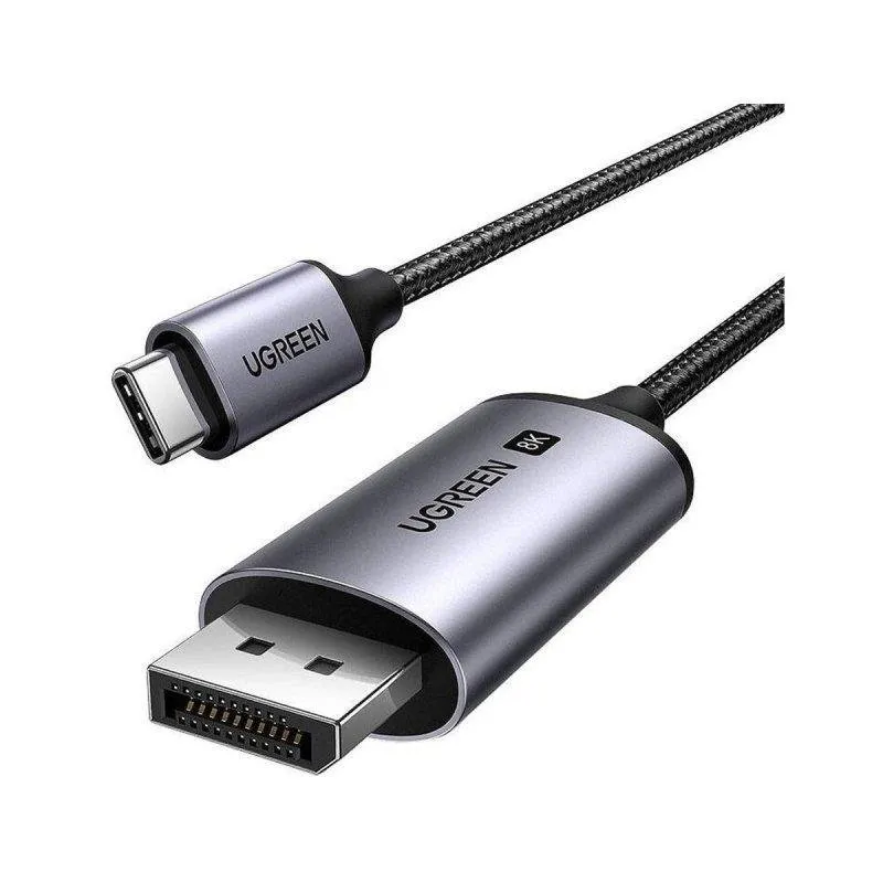 Cavo USB-C Ugreen CM556 3m Nero Connessione DisplayPort - immagine 1