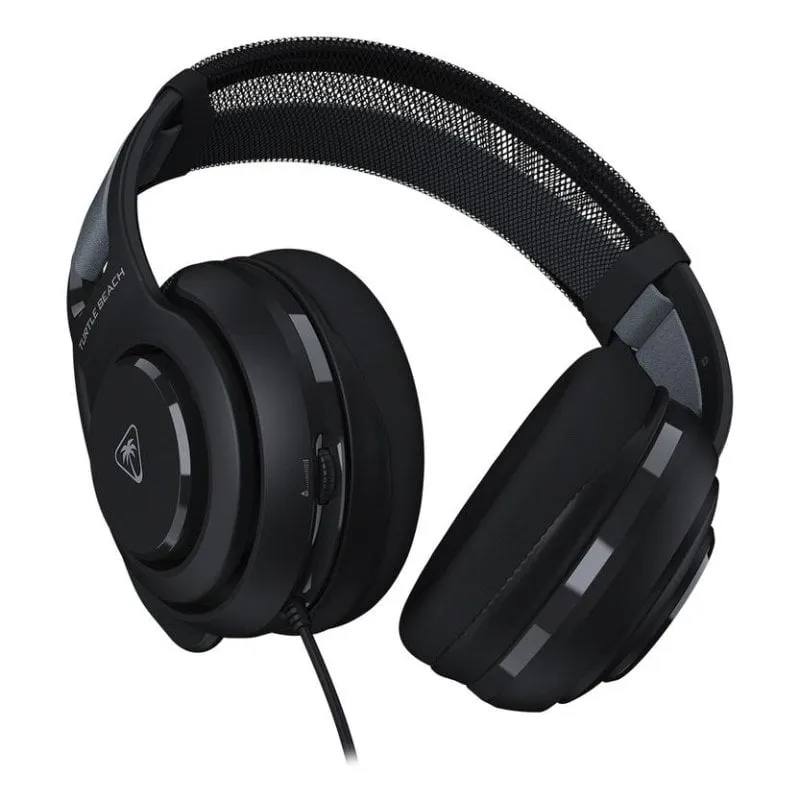 Auricolari Turtle Beach Atlas 200 con cavo Jack 3.5 mm da gaming con microfono boom neri - immagine 1