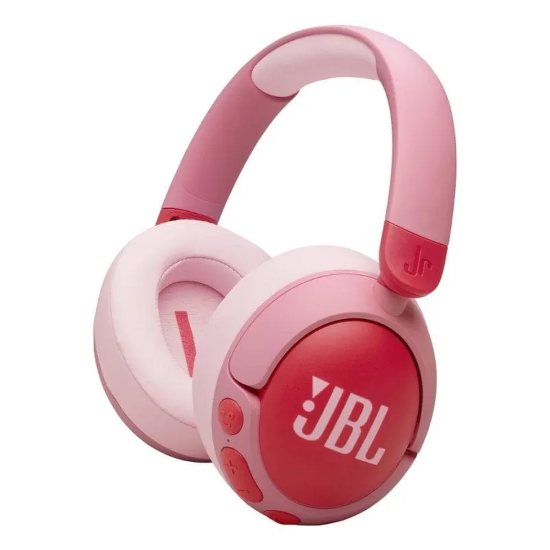 Auricolari JBL Junior 470NC Wireless Bluetooth con Cancellazione Attiva Rumore, Microfono Rosa - immagine 1