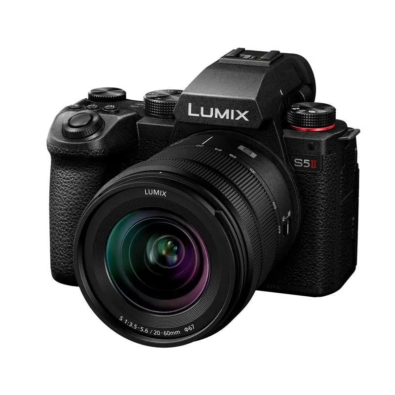Fotocamera Mirrorless Panasonic Lumix S5II 24.2MP 12000x8000mm Full-Frame 20-60mm WiFi Bluetooth - immagine 1