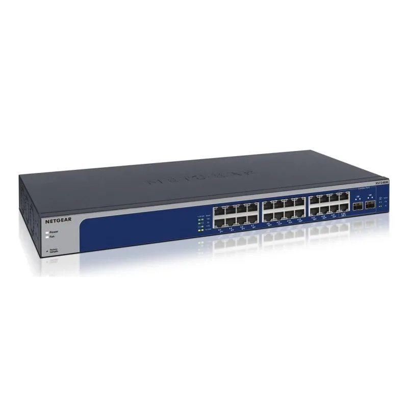 Switch Netgear XS724EM 24 Porte 10G 2 SFP+ Gestito Montaggio Rack 1U - immagine 1