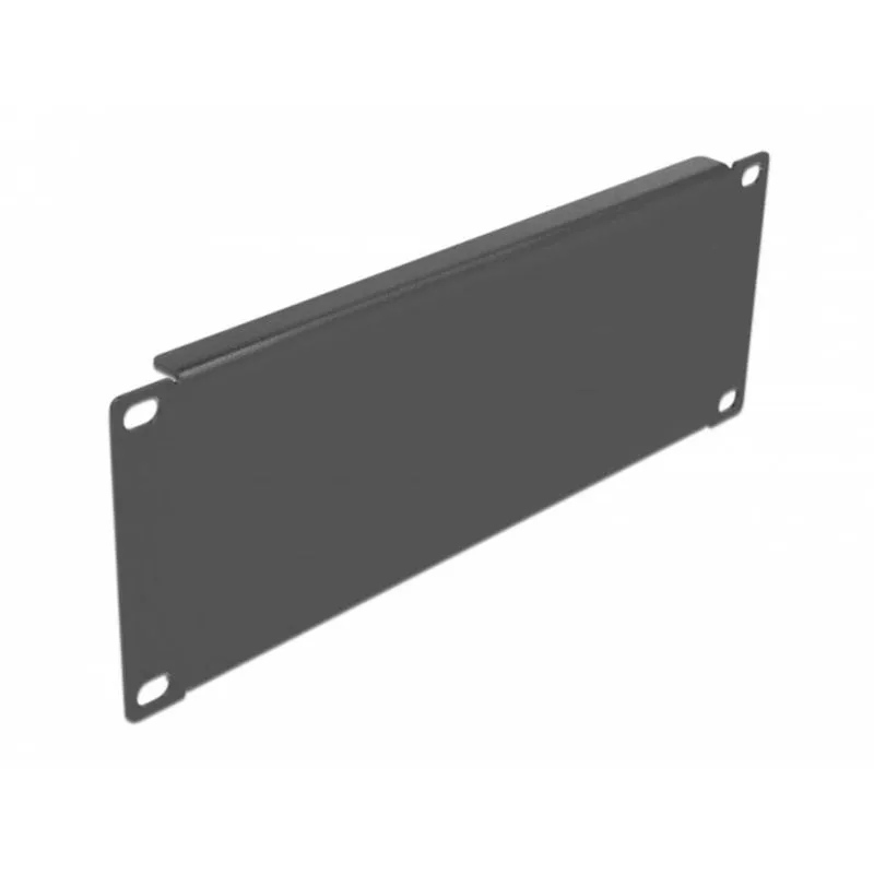 Pannello cieco DeLock 66661 2U metallo nero per rack 10" - immagine 1