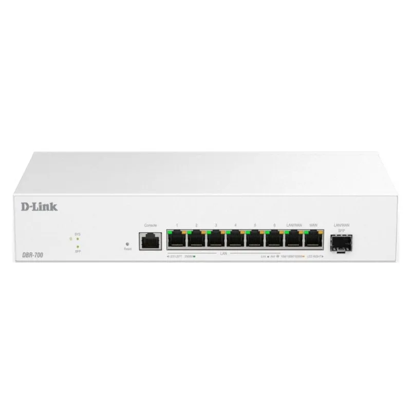 Router D-Link DBR-700 Ethernet 2.5Gbps VPN Firewall Switch Multi-WAN - immagine 1