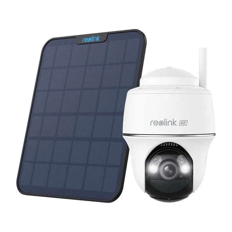 Videocamere di sorveglianza REOLINK Argus B440 4K Visione Notturna Esterna Pannello Solare Rilevamento IA - immagine 1