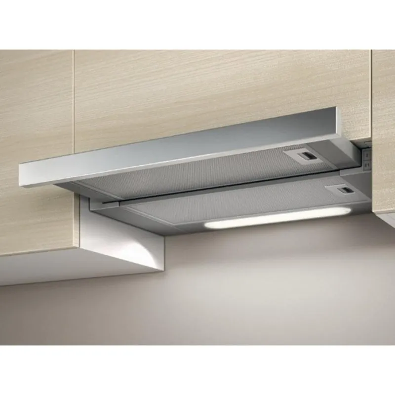 Campana extractora Elica ELITE14 LUX GRIX/A/60 Canalizzata 60cm inox controllo meccanico - immagine 1