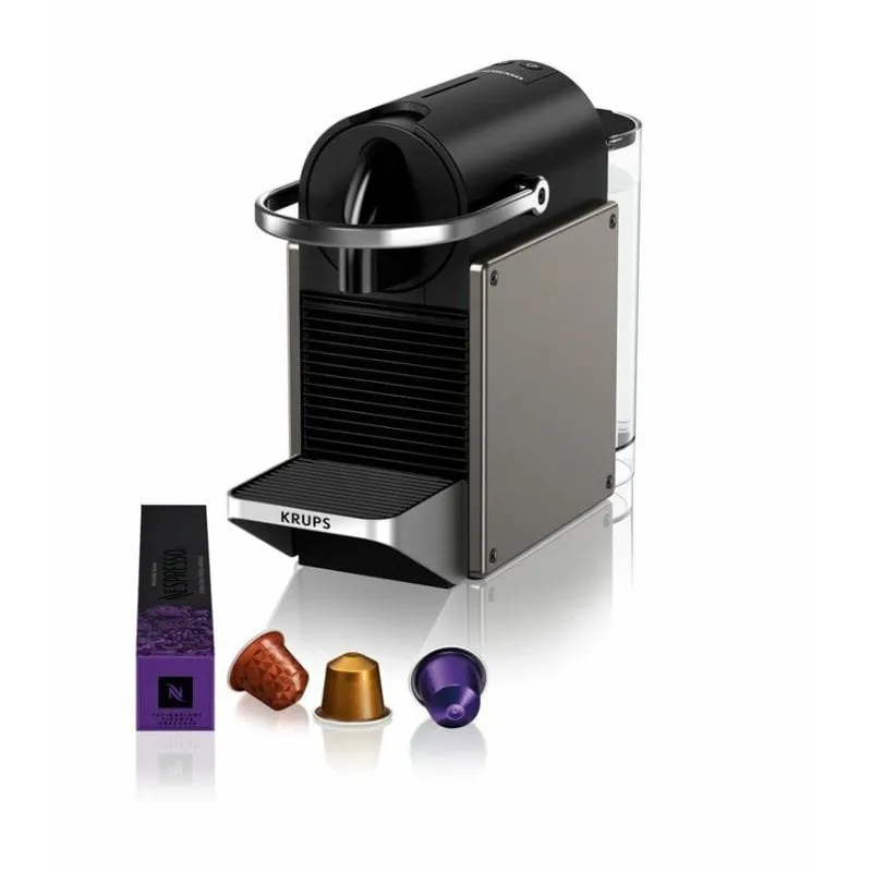 Caffettiera a Capsule Krups Nespresso Pixie 0,7 L 19 bar Titanio - immagine 1