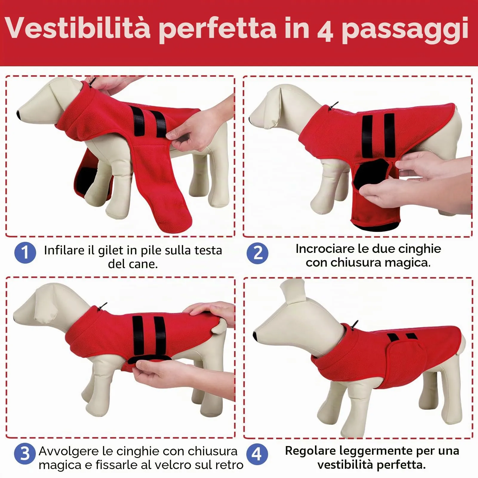 Queenmore Maglioncino Cane, Felpa Cane Taglia Piccola, Cappotto Invernale - immagine 6