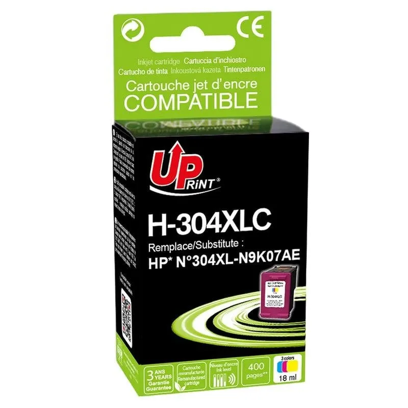 Cartuccia UPrint HJ304XLCLUP Colore Compatibile 18 ml 400 pagine - immagine 1