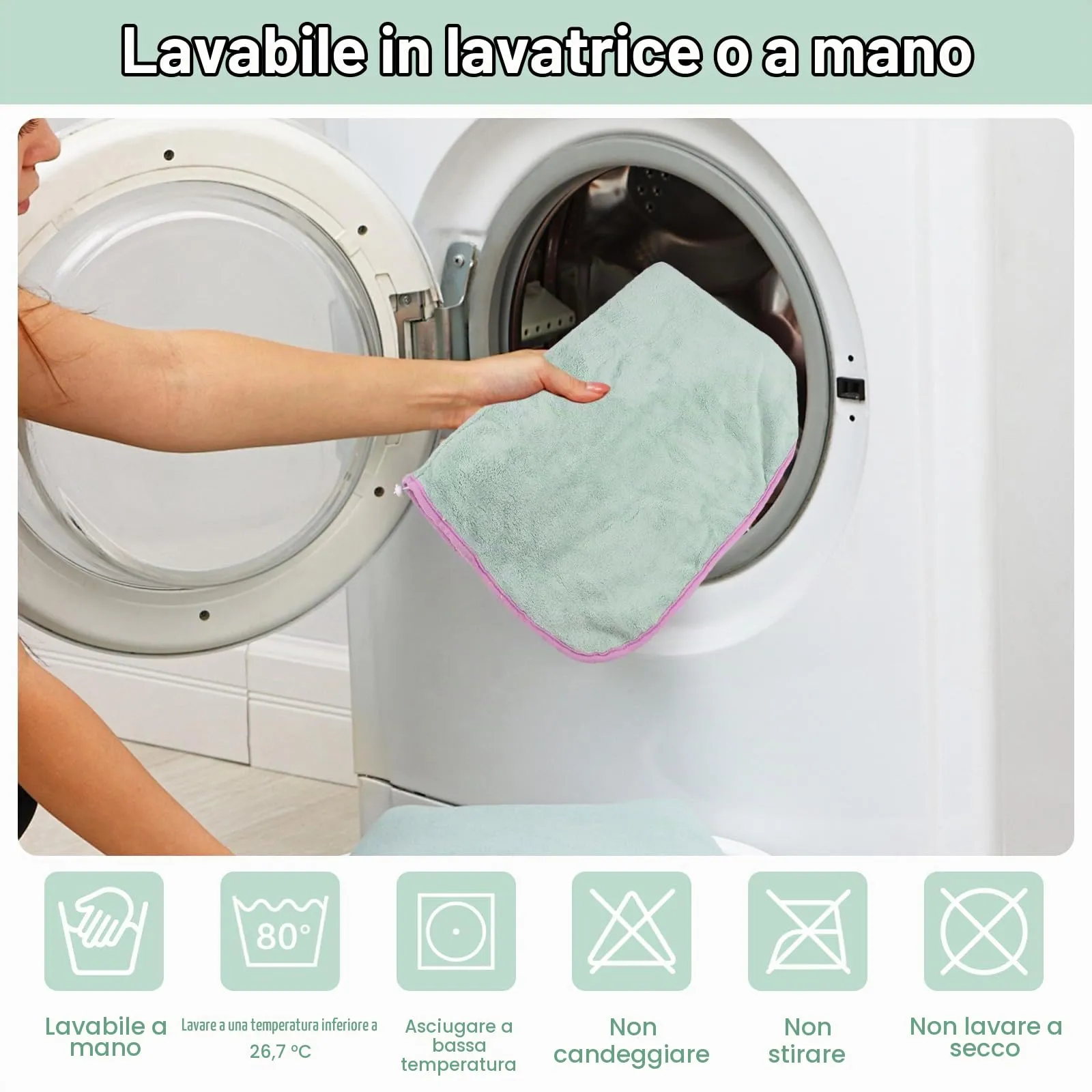 Fnaobai Accappatoio per cani e gatti assorbente, ad asciugatura rapida, carino asciugamano da bagno per cani, cappotto con cappuccio, colletto regolabile e cintura addominale per piscina, spiaggia - immagine 5