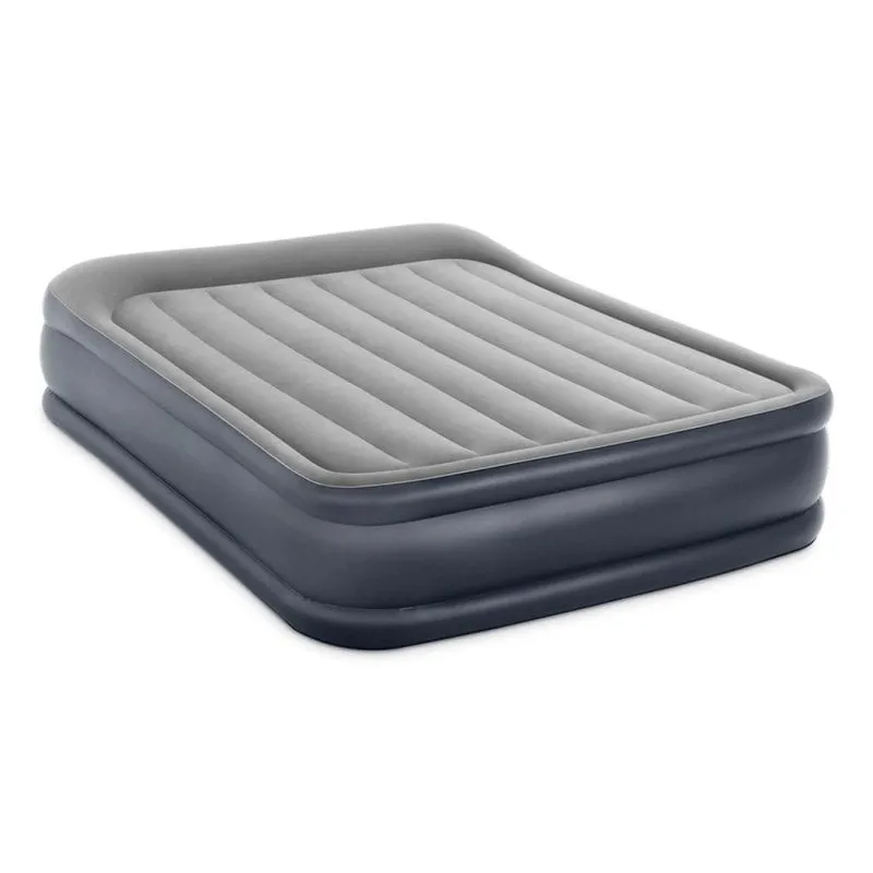 Colchone gonfiabile INTEX DuraBeam Plus Deluxe Pillow Rest doppio 152x203x42 cm pompa integrata - immagine 1