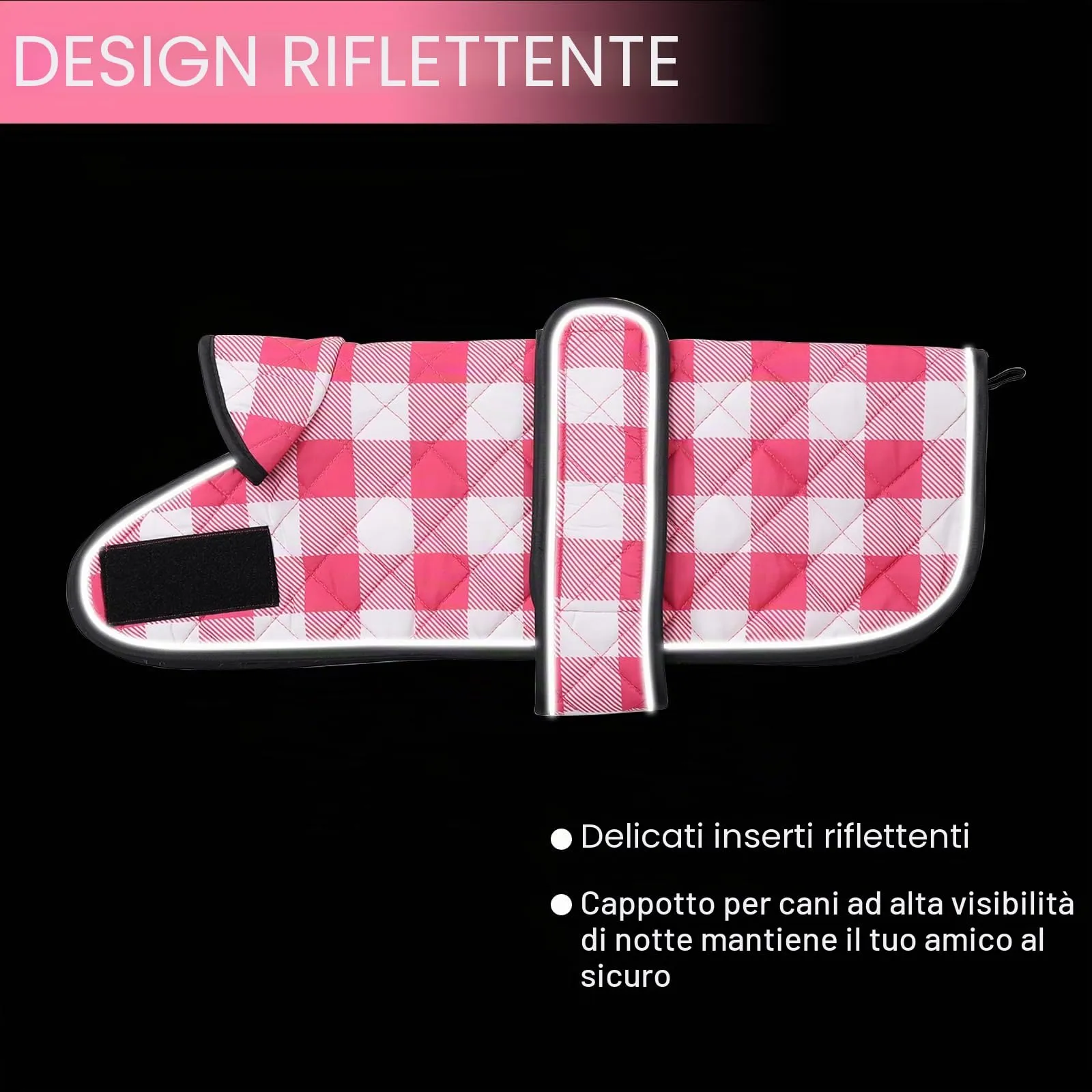 Geyecete Impermeabile Cappotto Cane, Bassotto Invernale Cappotto,Giacca del Cane con fodera in pile calda all'interno,Abbigliamento Regolabile per Cani all'aperto per Miniatura Bassotto-Rosa-M - immagine 5