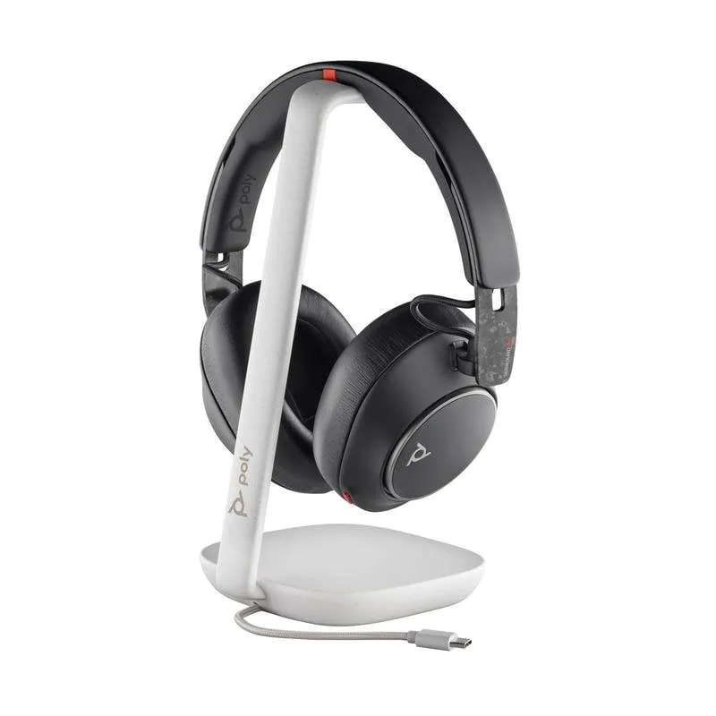 Auricolari HP Poly Voyager Surround 85 UC Wireless Bluetooth con Cancellazione Attiva del Rumore Nero - immagine 1