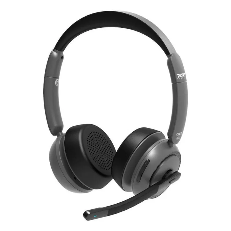 Auricolari Port Designs 912003 wireless e cablati Bluetooth ANC per ufficio nero - immagine 1