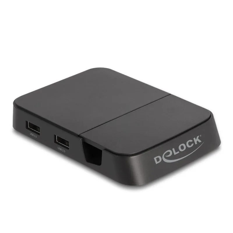 Stazione dock per smartphone DeLock 88018 4K USB-C HDMI SD MicroSD - immagine 1