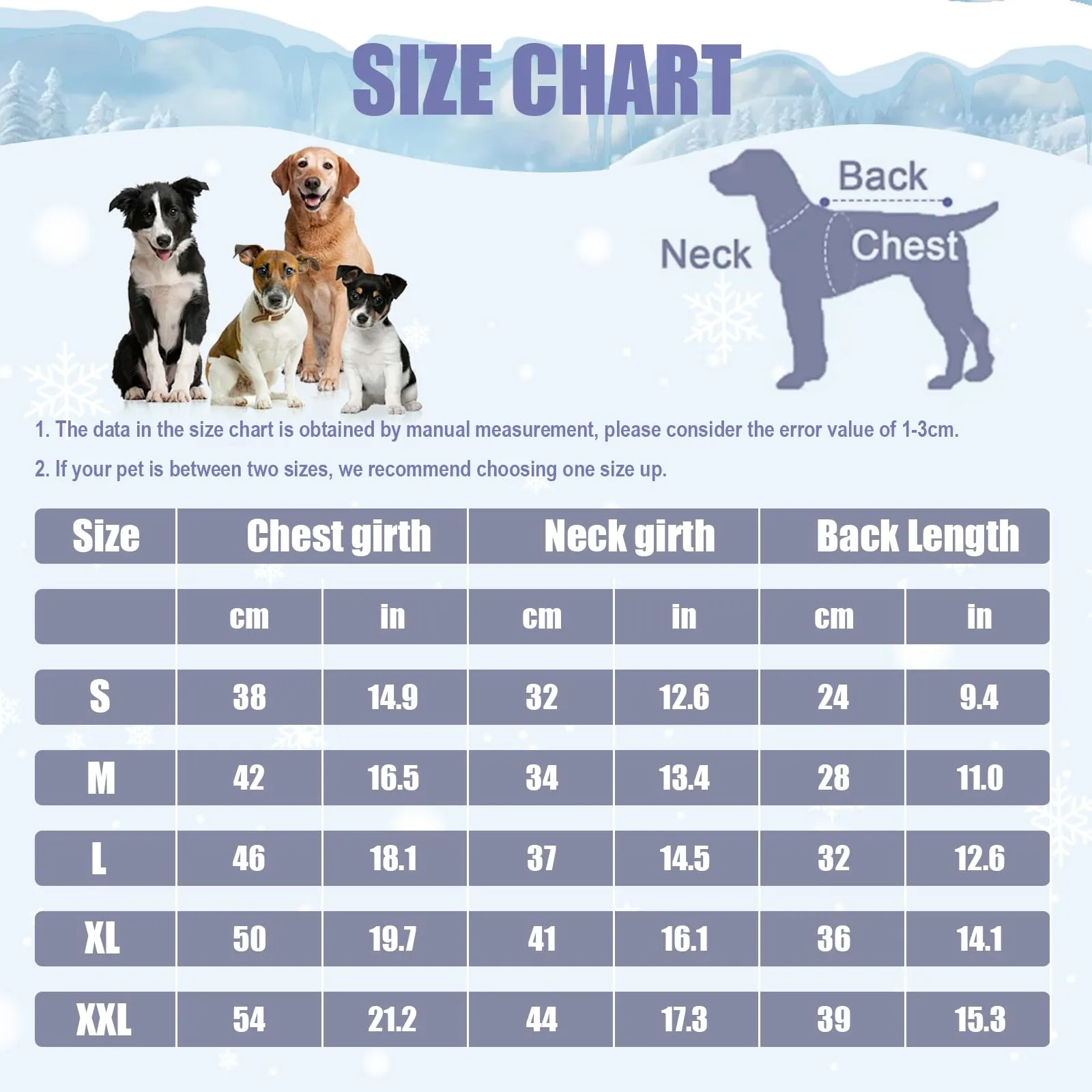 FEimaX Cappotto per Cani Invernale Giacca in Pile Calda con Anello a D, Gilet Cane Antivento Cucciolo Vestiti Caldo per Cani di Piccola e Media Taglia - immagine 3