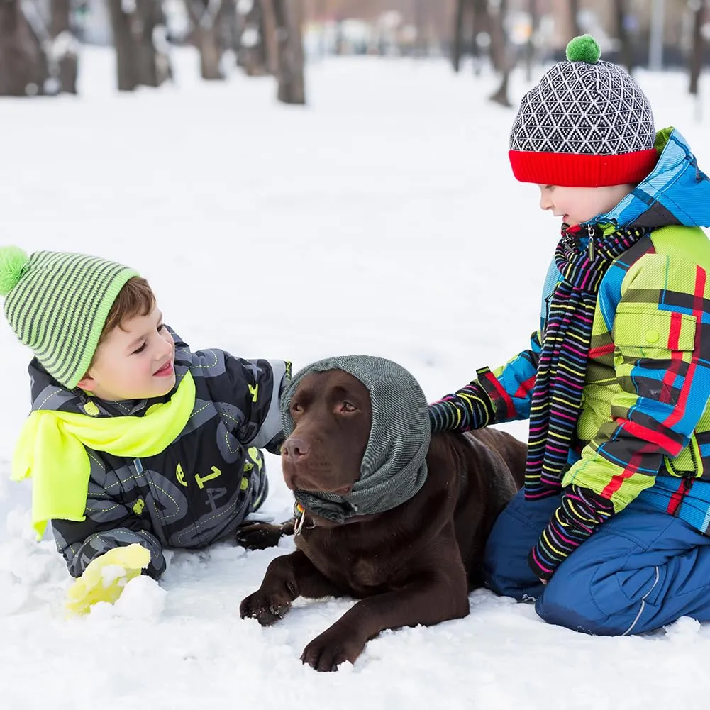 Aomig Paraorecchie per Cani, Regolabile Paraorecchie Cane in Velcro, Scaldacollo Cane Collo e Orecchie, Protezione dal Rumore, Paraorecchie per Cani Collo e Orecchie, Calmanti, Alleviare l'ansia - immagine 8