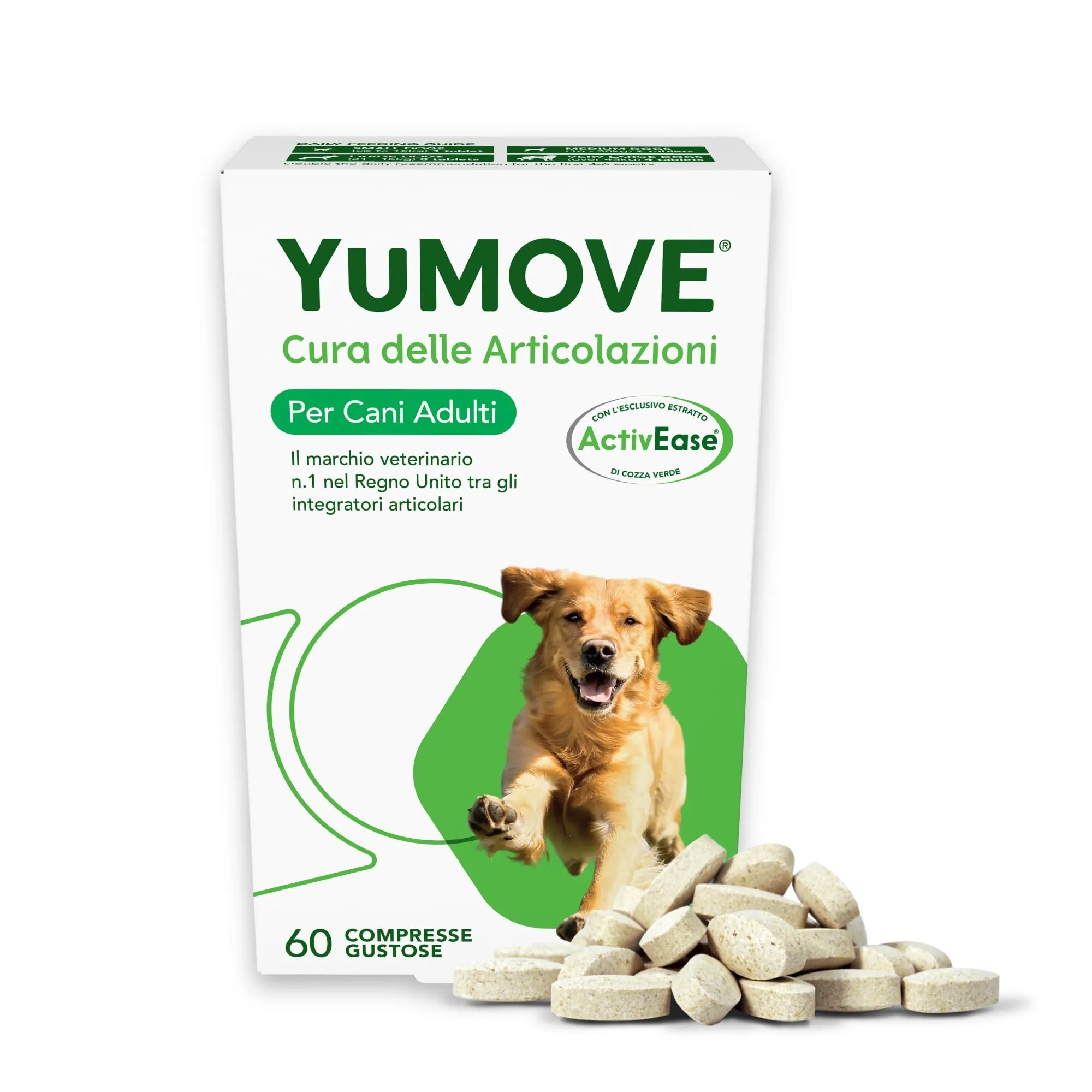Yumove Integratore Articolazioni Cane 2-7 Anni – 60 Compresse ActivEase - immagine 1