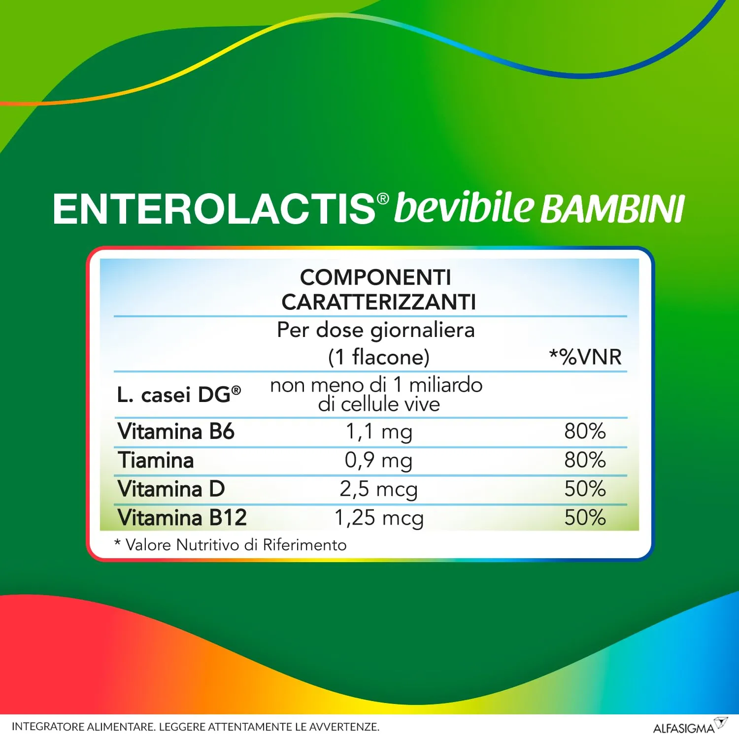 Enterolactis Bambini Bevibile 12 flaconcini gusto lampone: equilibrio intestinale e vitalità - immagine 7