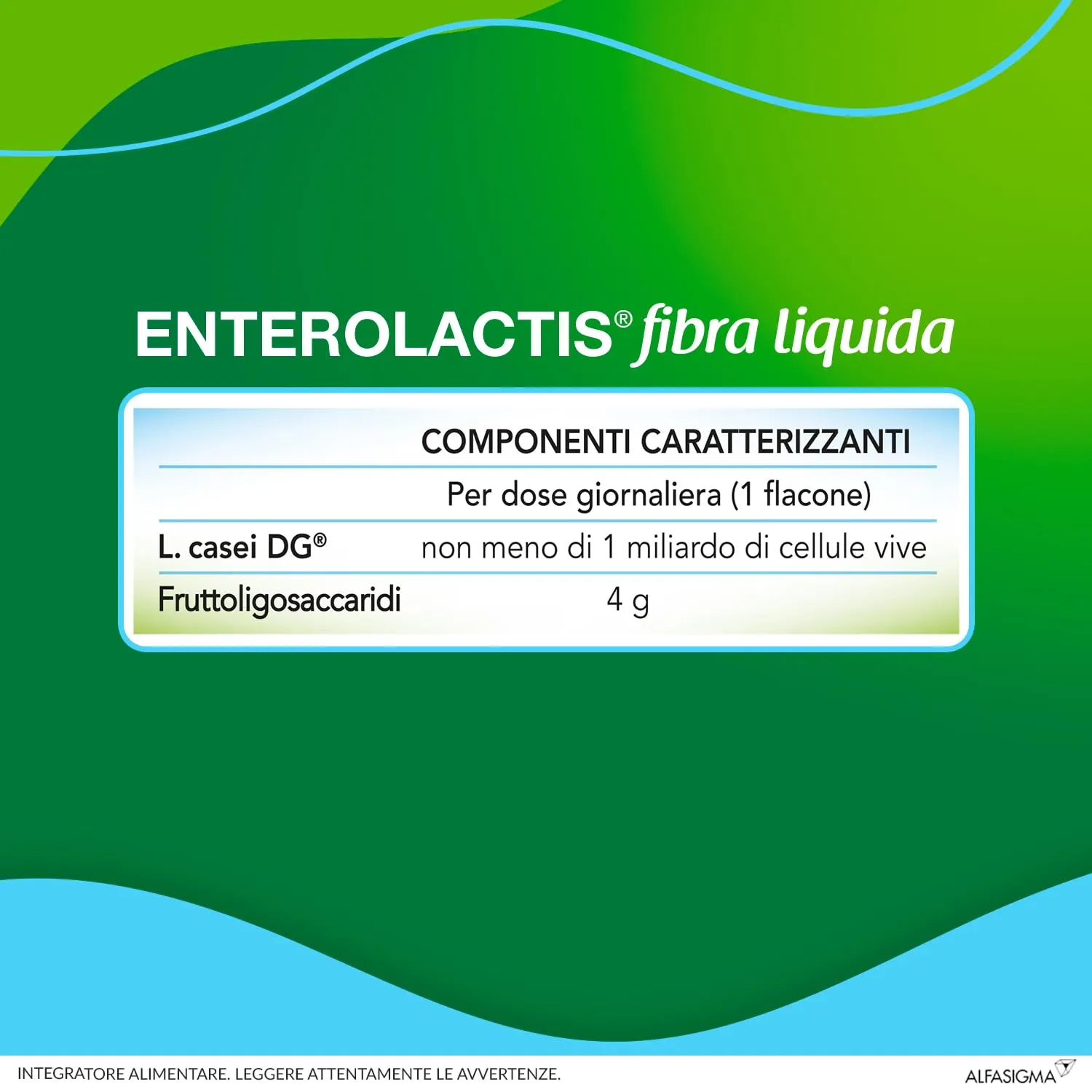 Enterolactis Fibra Liquida 12 flaconcini gusto limone: integrazione di fibre e probiotici - immagine 7