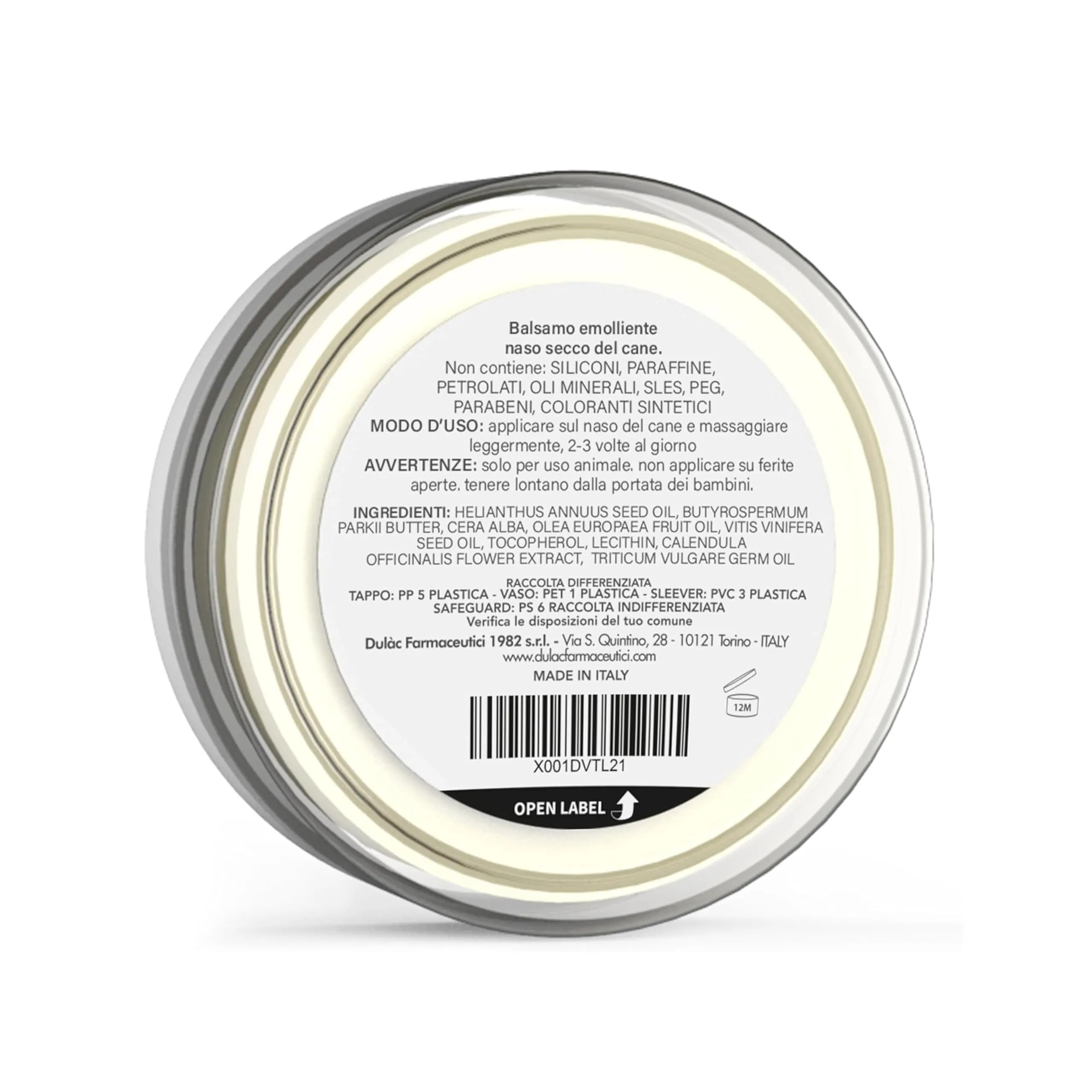 Dulac - Balsamo Naso Cane Idratante, Senza Profumo, 50 ml - immagine 2