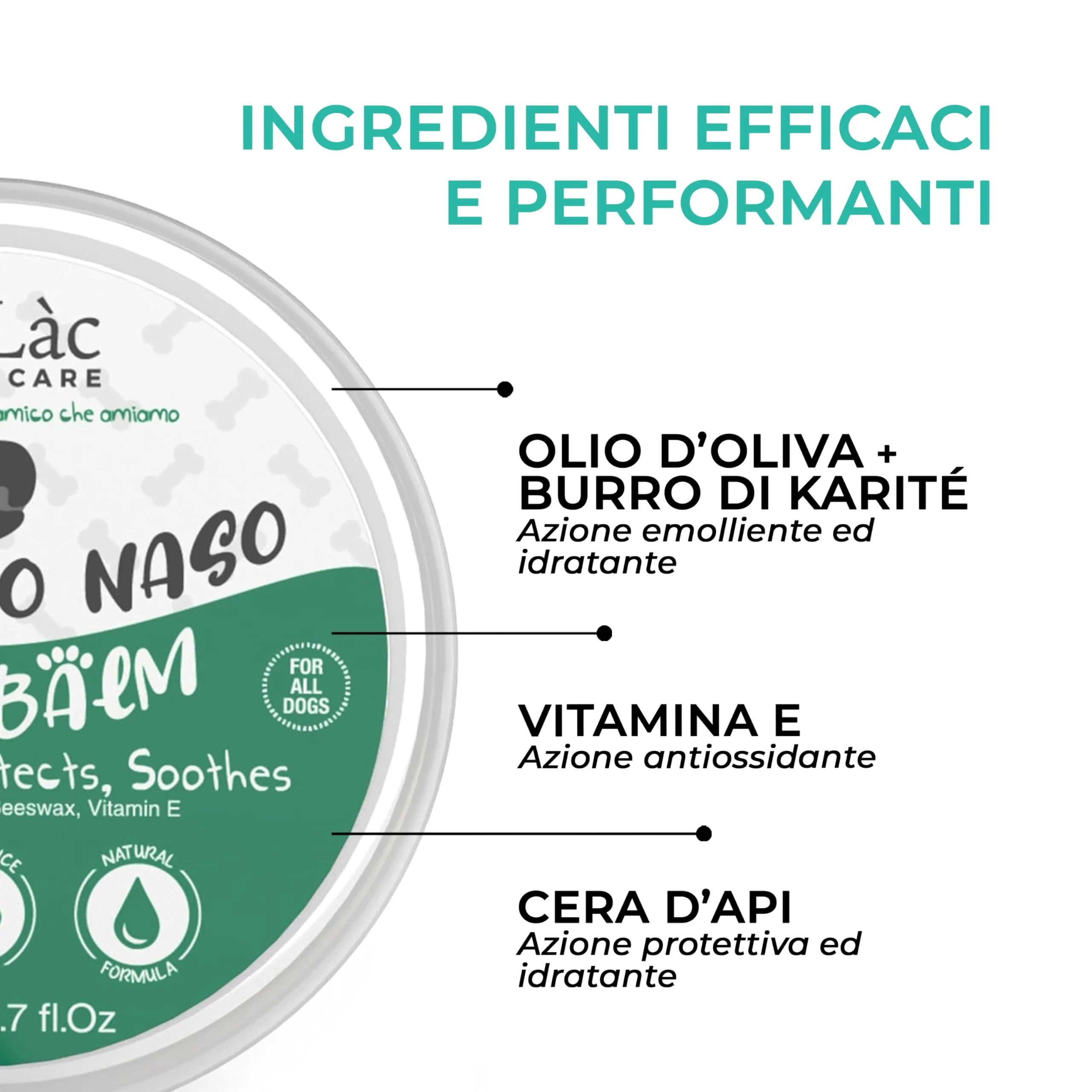 Dulac - Balsamo Naso Cane Idratante, Senza Profumo, 50 ml - immagine 4