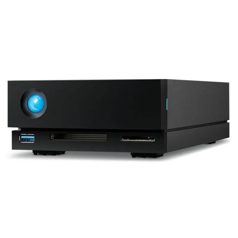 Disco Duro LACIE 1big Dock 24TB HDD 7200rpm 3.5" Thunderbolt 3 Lettura 280MB/s SD/CF - immagine 1