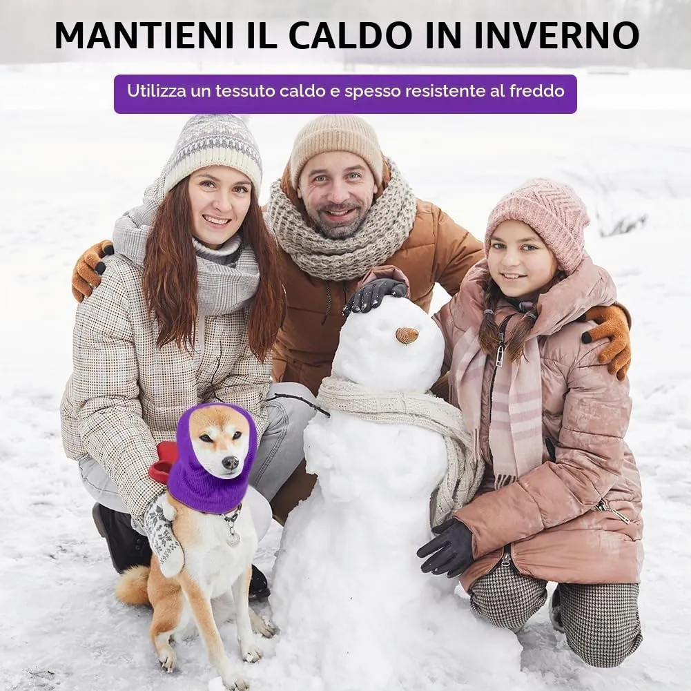 Aomig Paraorecchie per Cani,Scaldaorecchie per Cani e Collo con Cancellazione del Rumore Protezione, Scaldacollo e Orecchie per Alleviare l'ansia e Calmante, Mantenere al Caldo, Riduzione del Rumore - immagine 6