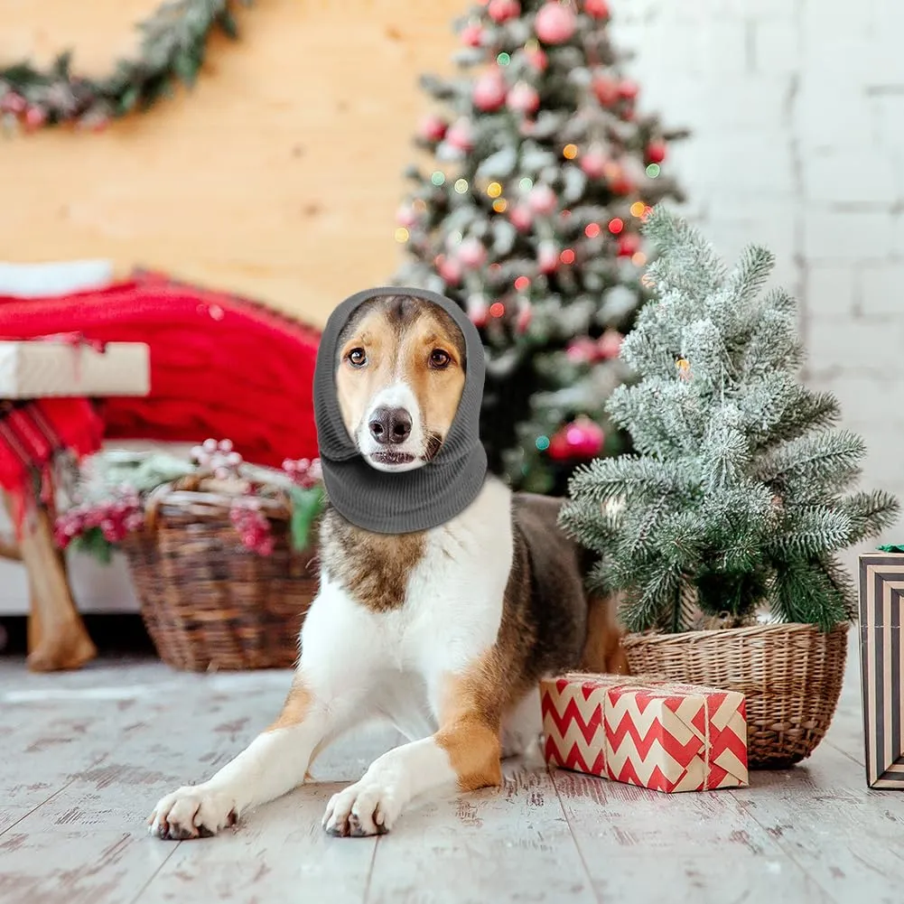 Aomig Paraorecchie per Cani,Scaldaorecchie per Cani e Collo con Cancellazione del Rumore Protezione, Scaldacollo e Orecchie per Alleviare l'ansia e Calmante, Mantenere al Caldo, Riduzione del Rumore - immagine 7
