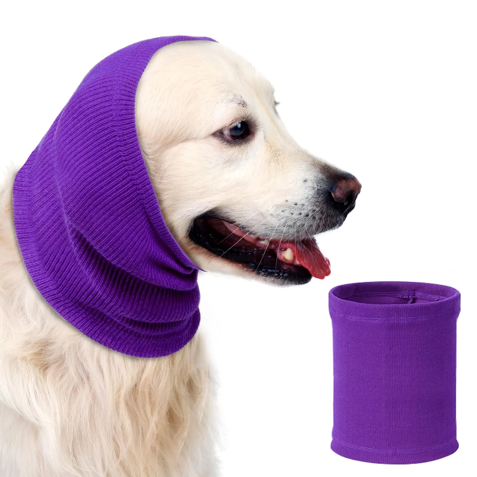 Aomig Paraorecchie per Cani,Scaldaorecchie per Cani e Collo con Cancellazione del Rumore Protezione, Scaldacollo e Orecchie per Alleviare l'ansia e Calmante, Mantenere al Caldo, Riduzione del Rumore - immagine 1