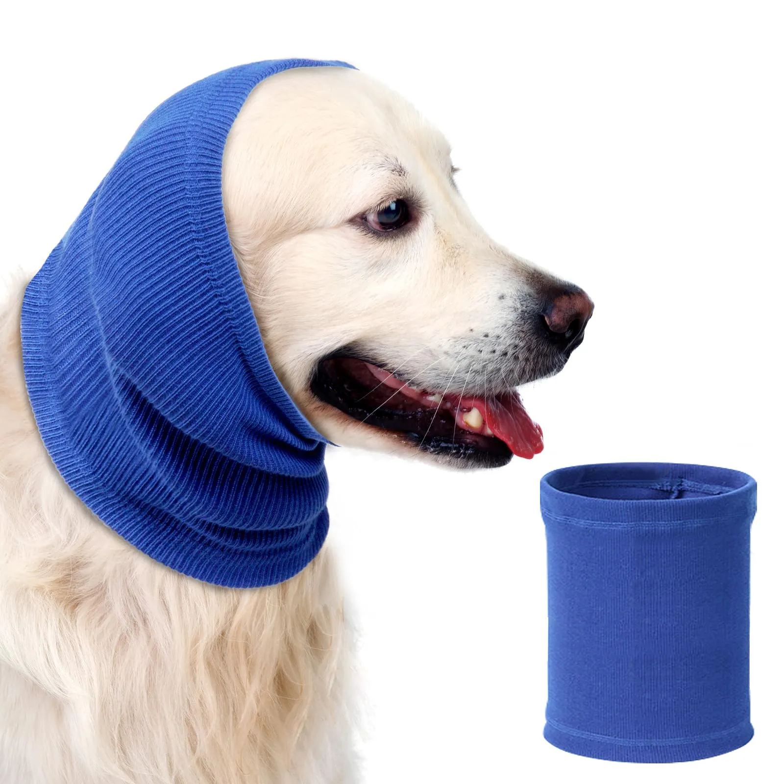 Aomig Paraorecchie per Cani,Scaldaorecchie per Cani e Collo con Cancellazione del Rumore Protezione, Scaldacollo e Orecchie per Alleviare l'ansia e Calmante, Mantenere al Caldo, Riduzione del Rumore - immagine 1