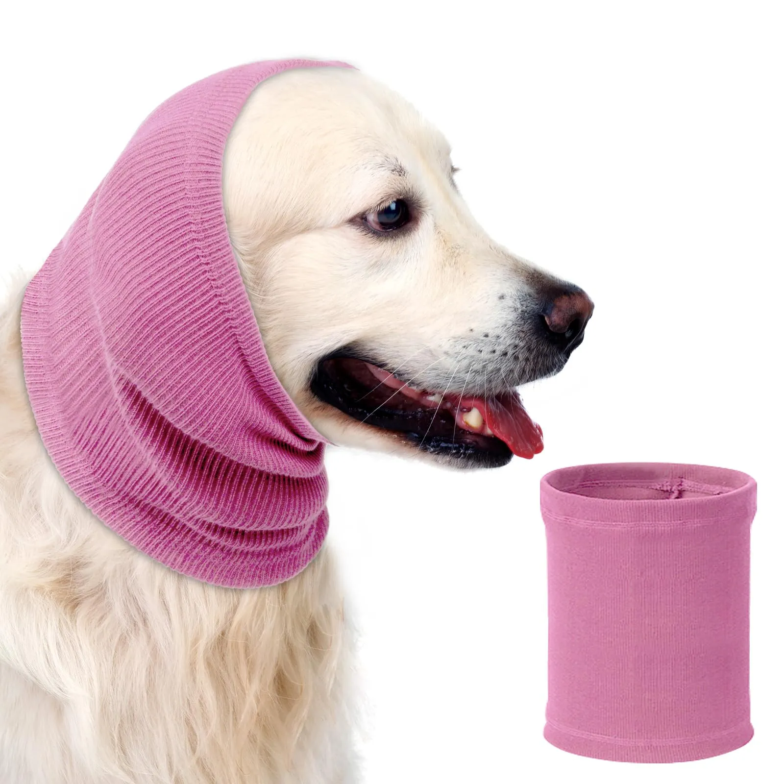 Aomig Paraorecchie per Cani,Scaldaorecchie per Cani e Collo con Cancellazione del Rumore Protezione, Scaldacollo e Orecchie per Alleviare l'ansia e Calmante, Mantenere al Caldo, Riduzione del Rumore - immagine 1