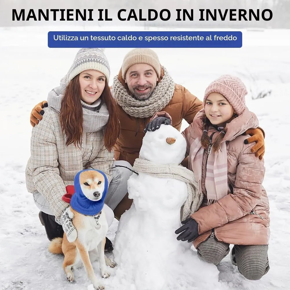 Aomig Paraorecchie per Cani,Scaldaorecchie per Cani e Collo con Cancellazione del Rumore Protezione, Scaldacollo e Orecchie per Alleviare l'ansia e Calmante, Mantenere al Caldo, Riduzione del Rumore - immagine 6