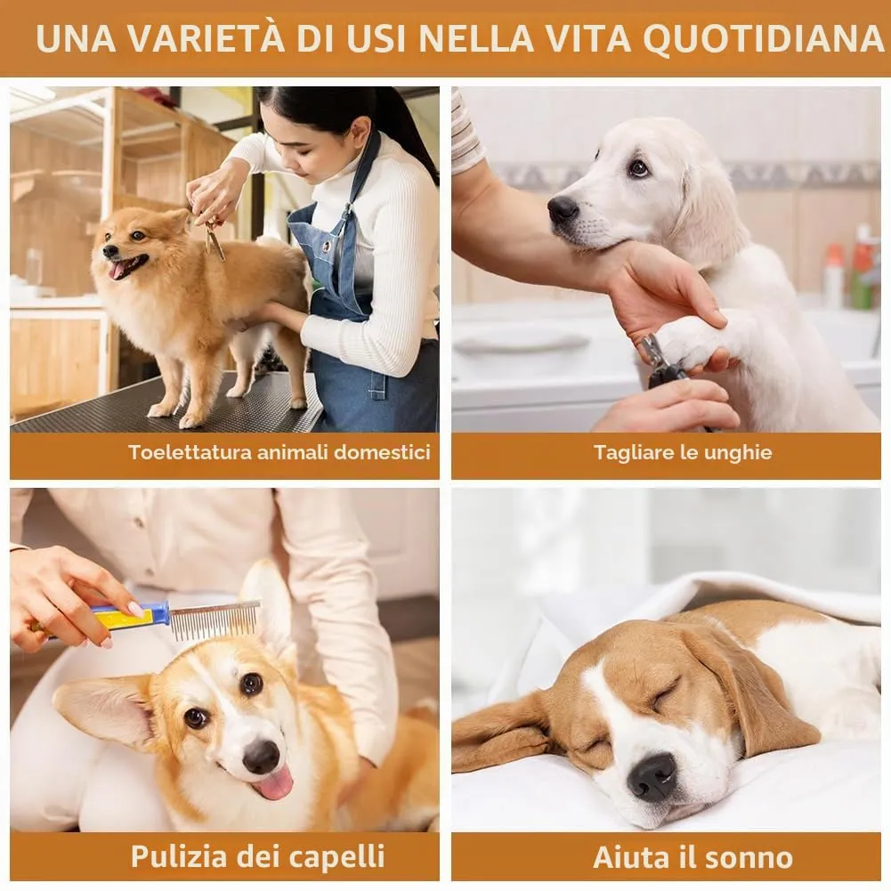 Aomig Paraorecchie per Cani, Regolabile Paraorecchie Cane in Velcro, Scaldacollo Cane Collo e Orecchie, Protezione dal Rumore, Paraorecchie per Cani Collo e Orecchie, Calmanti, Alleviare l'ansia - immagine 6
