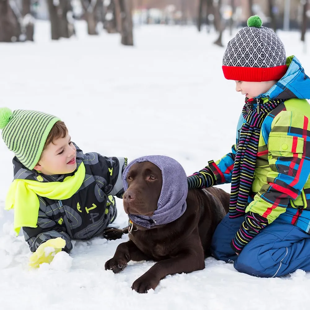 Aomig Paraorecchie per Cani, Regolabile Paraorecchie Cane in Velcro, Scaldacollo Cane Collo e Orecchie, Protezione dal Rumore, Paraorecchie per Cani Collo e Orecchie, Calmanti, Alleviare l'ansia - immagine 8