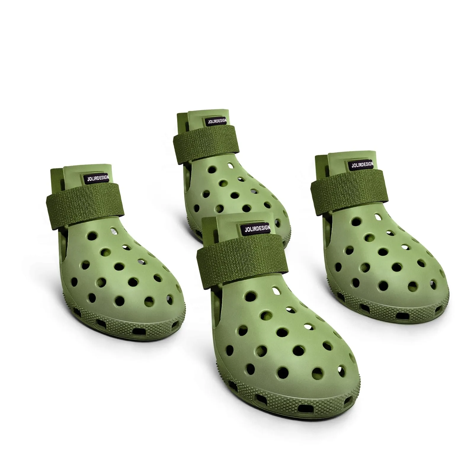 Scarpe per cani per pavimenti caldi - Stivali per cani di taglia piccola, media e grande, Stivali per cani protezioni per zampe, facili da indossare e togliere, antiscivolo, impermeabili, scarpette - immagine 1