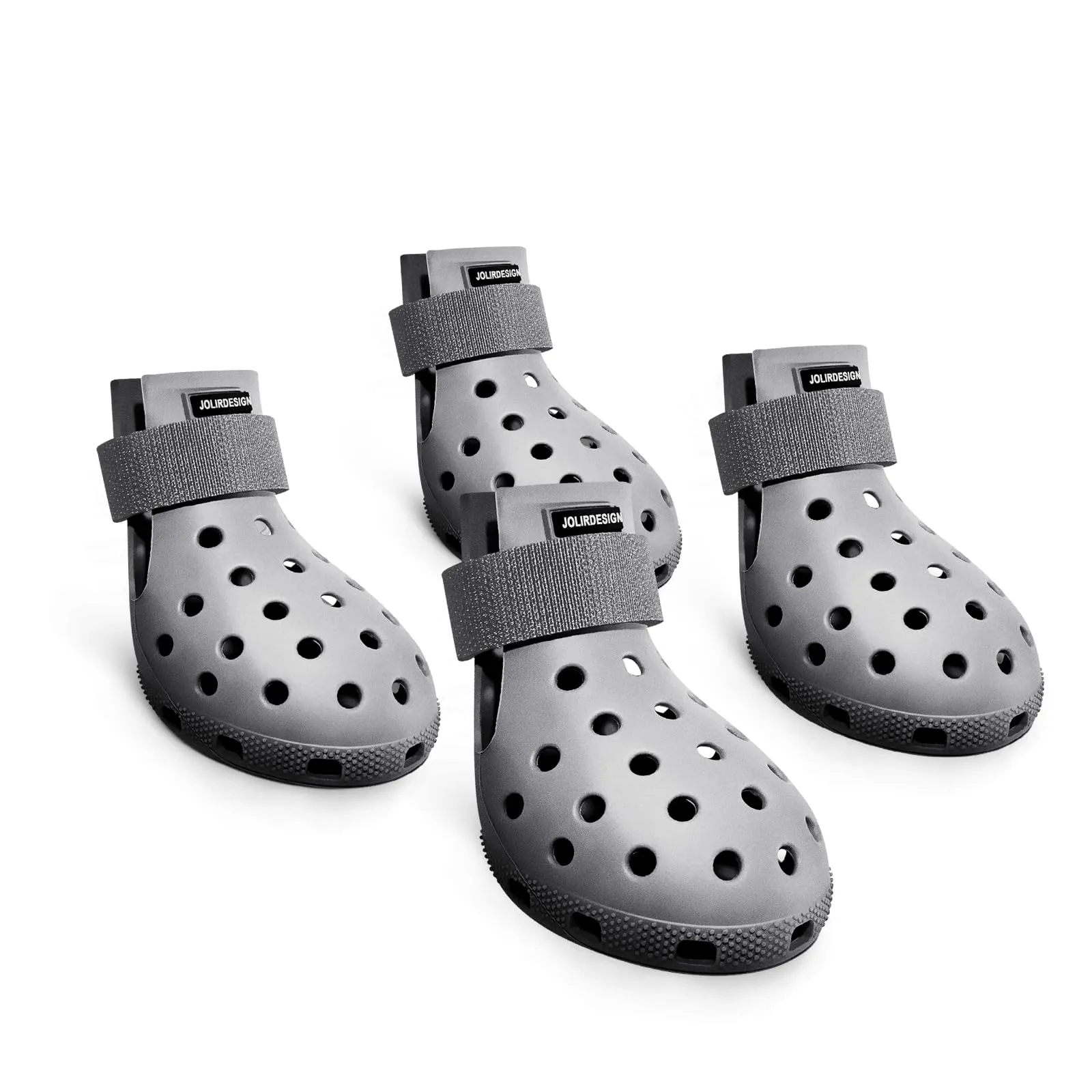 Scarpe per cani per pavimentazione calda - Stivali per cani di taglia piccola, media e grande, stivali per cani protettori delle zampe, facili da indossare e togliere, antiscivolo, impermeabili - immagine 1