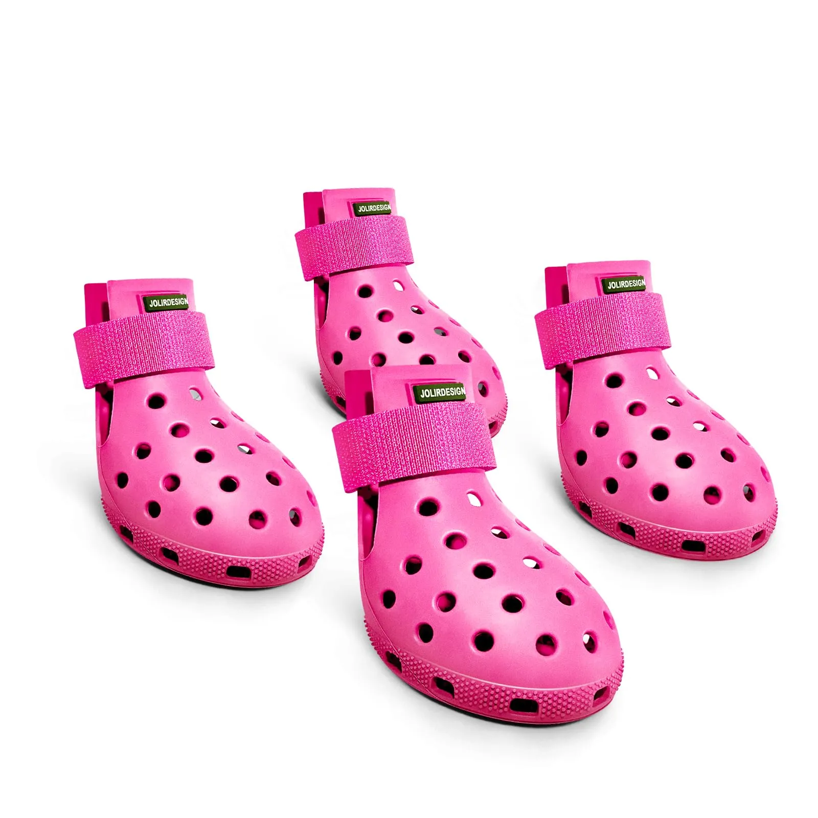 Scarpe per cani per pavimenti caldi - Stivali per cani di taglia piccola, media e grande, stivali per cani protezioni per zampe, facili da mettere e togliere, antiscivolo, impermeabili, scarpette per - immagine 1